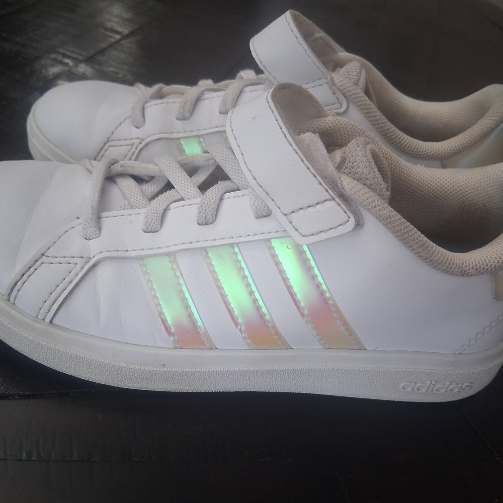 Adidas Grand Court 2.0 Cloud White Big Kids Size 1